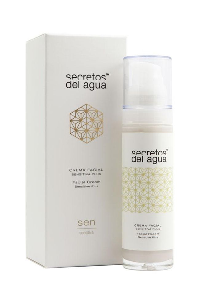 Crema facial sensitiva, Secretos del Agua