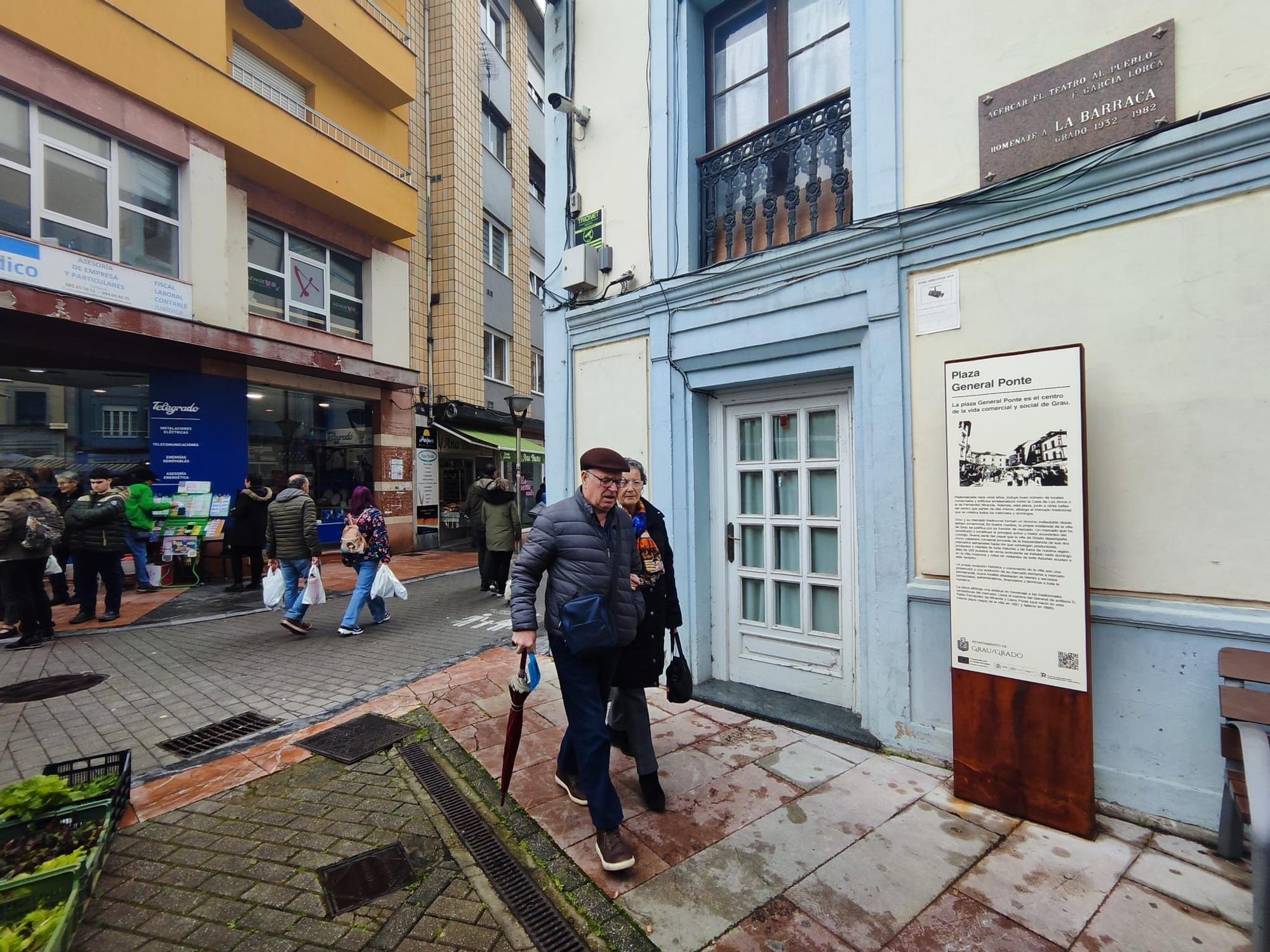 En imágenes, la nueva señalización turística de Grado