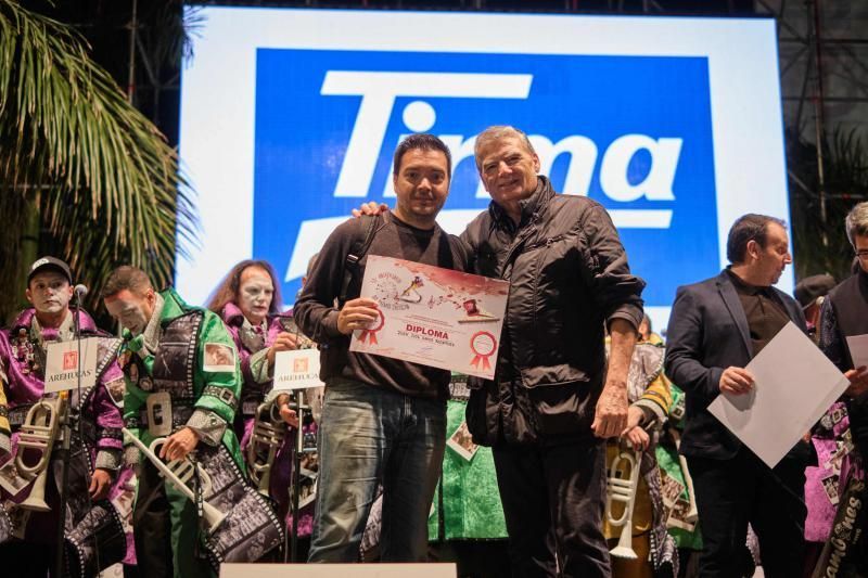 Entrega del Premio Criticón de Honor a Toño Ramírez, en medio de las actuaciones de Carnaval.  | 28/02/2020 | Fotógrafo: Andrés Gutiérrez Taberne