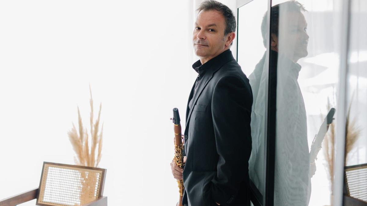 El clarinetista de Alfarrasí Carlos Casanova.