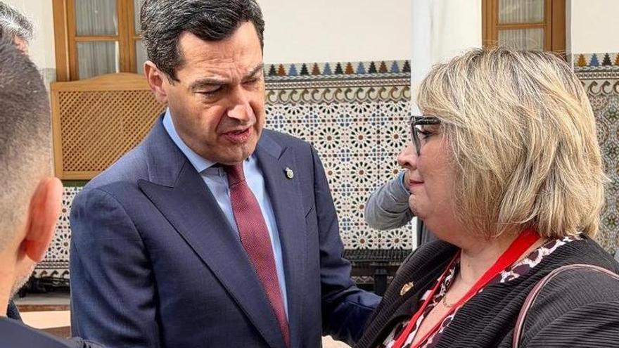 Vídeo | La desesperación de la alcaldesa de Los Villares (Jaén) ante Juanma Moreno tras las inundaciones