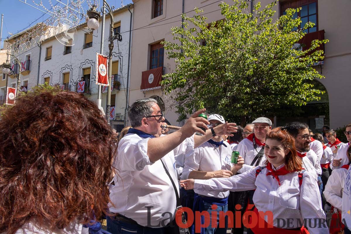 Recorrido Caballos del Vino día dos de mayo en Caravaca