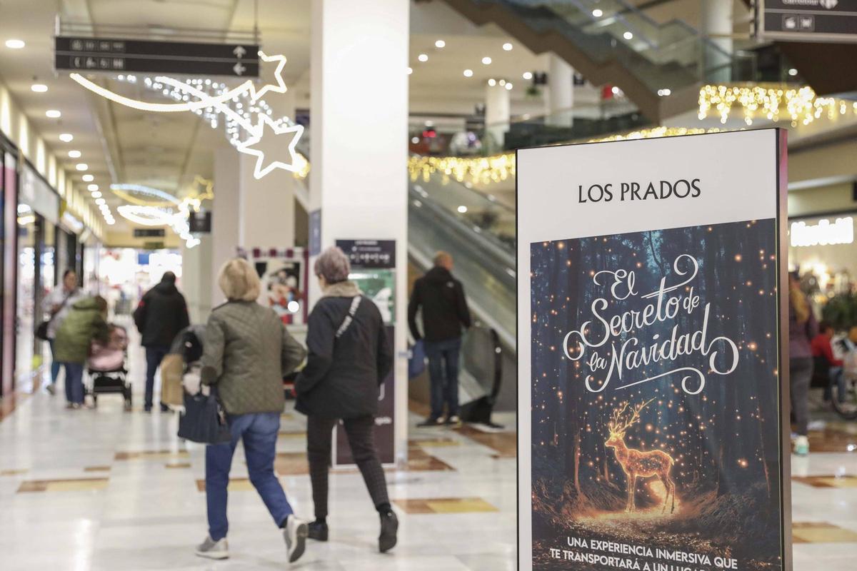 Ambiente navideño en el CC Los Prados