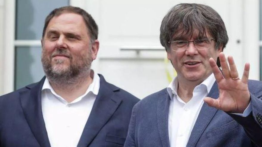 Puigdemont i Junqueras es reuniran dijous a Brussel·les
