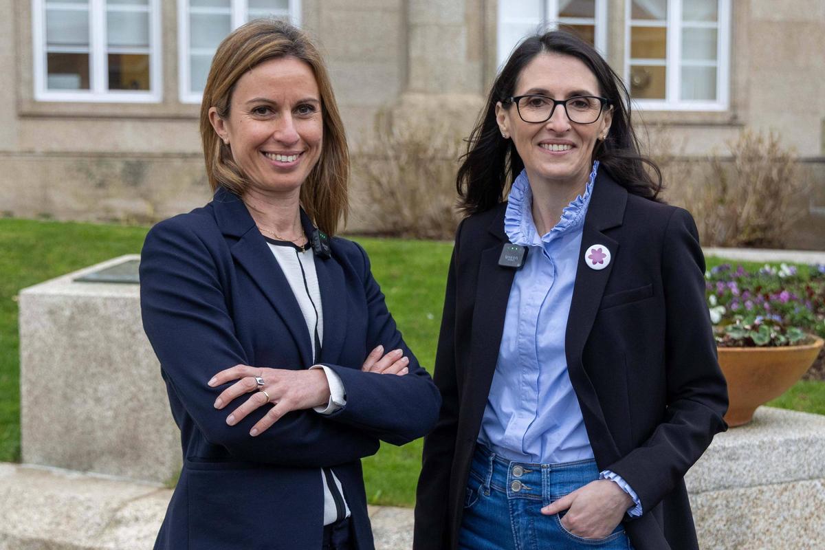 Maite Flores o Rosa Crujeiras se convertirá este miércoles 121 de marzo en la primera rectora de la USC.