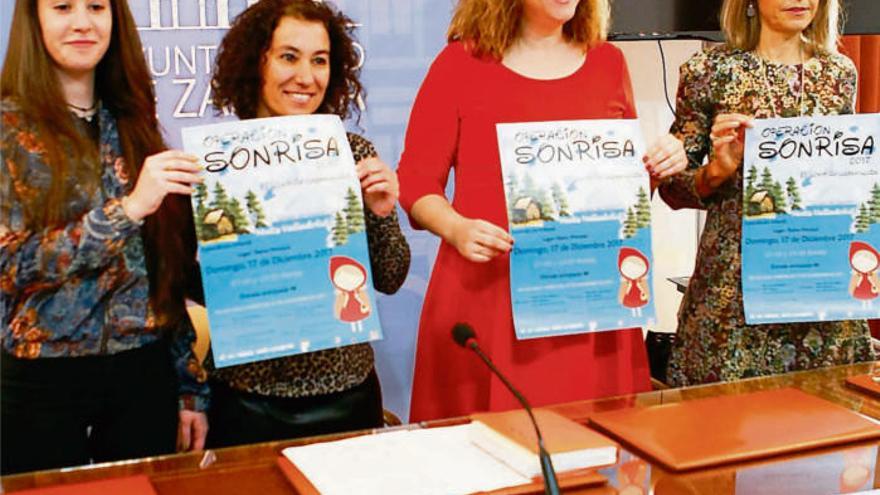 Presentación de la campaña de la ´Operación Sonrisa´ de este año en el Ayuntamiento de Zamora. |