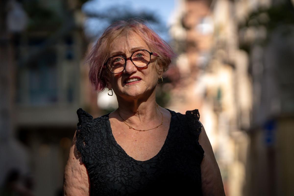 Manolita Domínguez, de las calles Providència de las fiestas de Gràcia