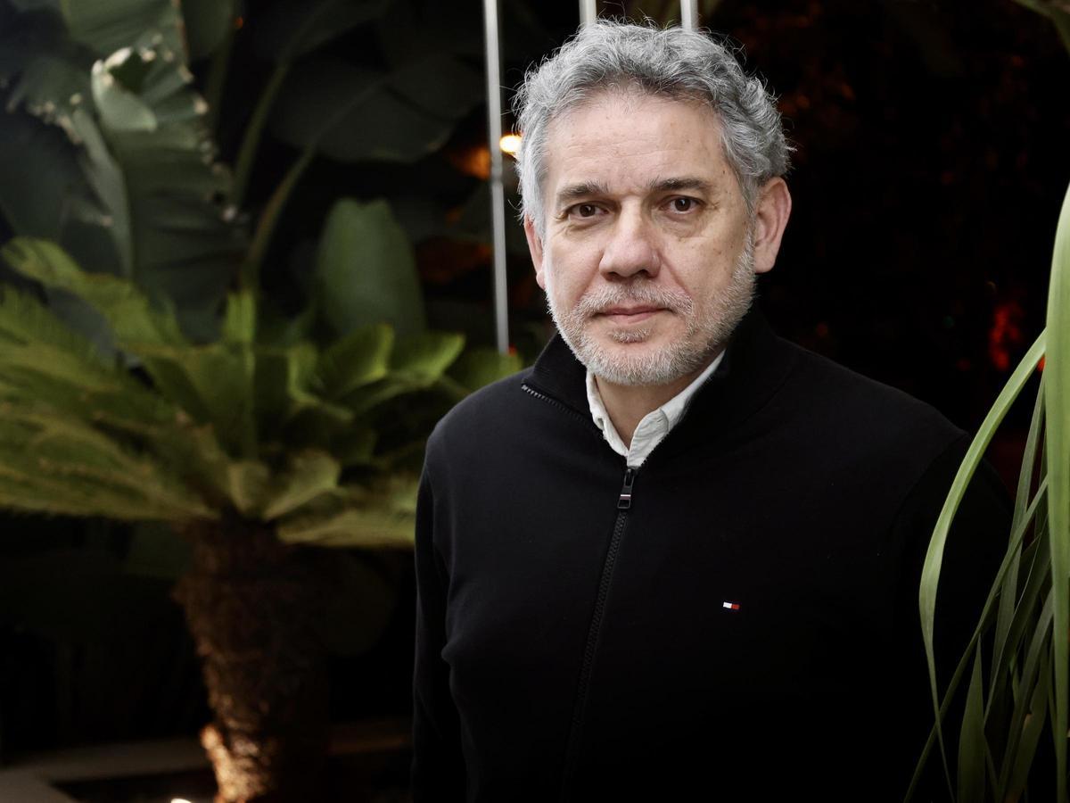 Ramón Salaverría, en una imagen tomada este martes durante la entrevista.