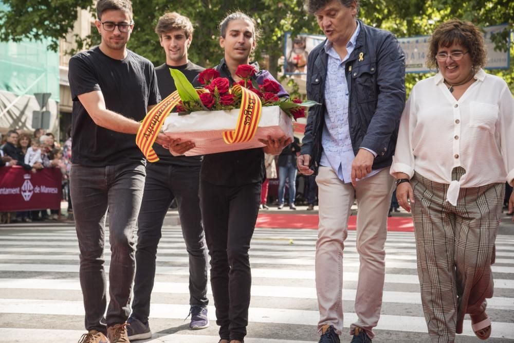 Celebració institucional de la Diada a Manresa