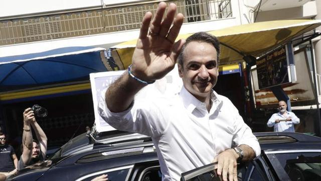 Kyriakos Mitsotakis, líder de Nueva Democracia.