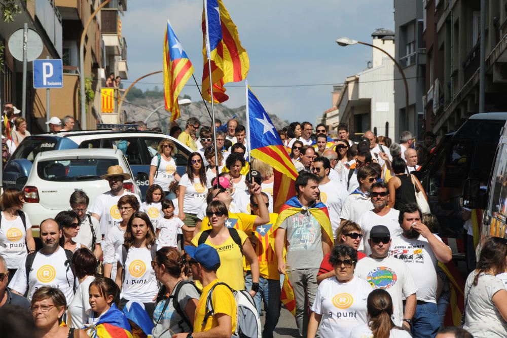 Macrogaleria de la Diada a Berga