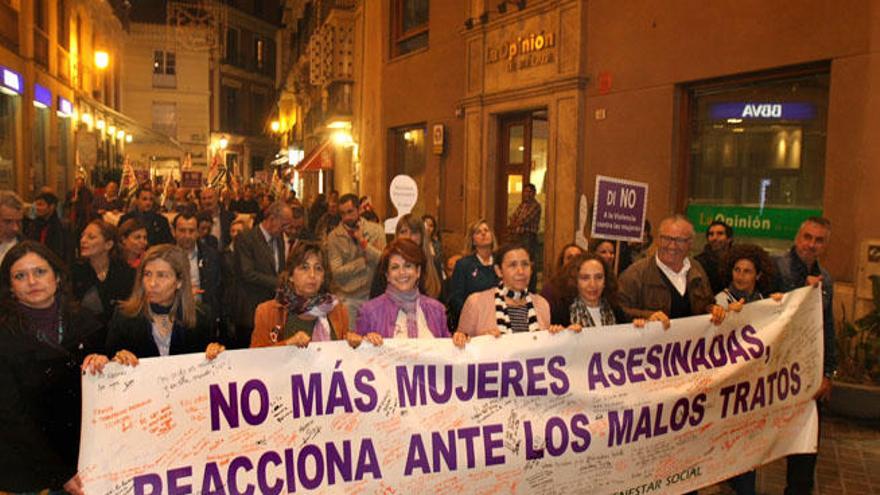 Una manifestación contra la violencia machista celebrada la pasada semana en la capital.