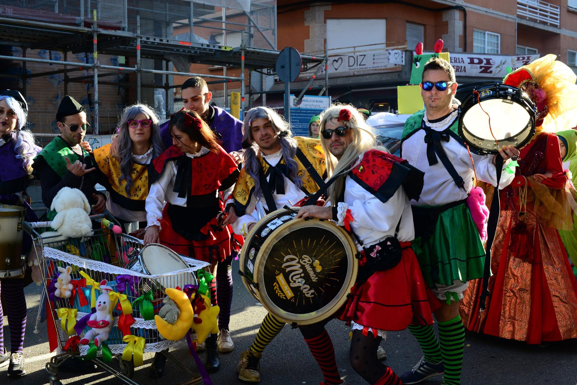 Moaña "llora" el fin del carnaval con el Enterro da Sardiña