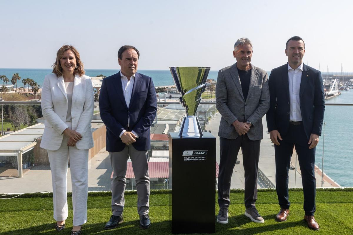 Catalá, Llorca, Coutts y Mompó, en la Marina de València