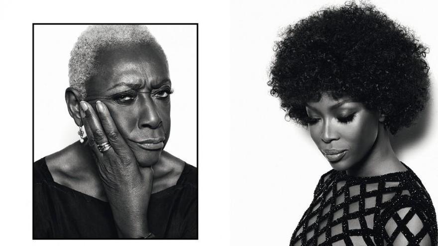 Bethann Hardison y Naomi Campbell.