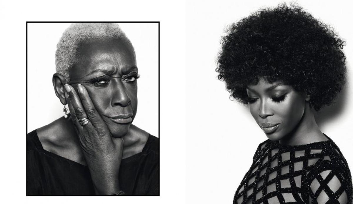 Bethann Hardison y Naomi Campbell.