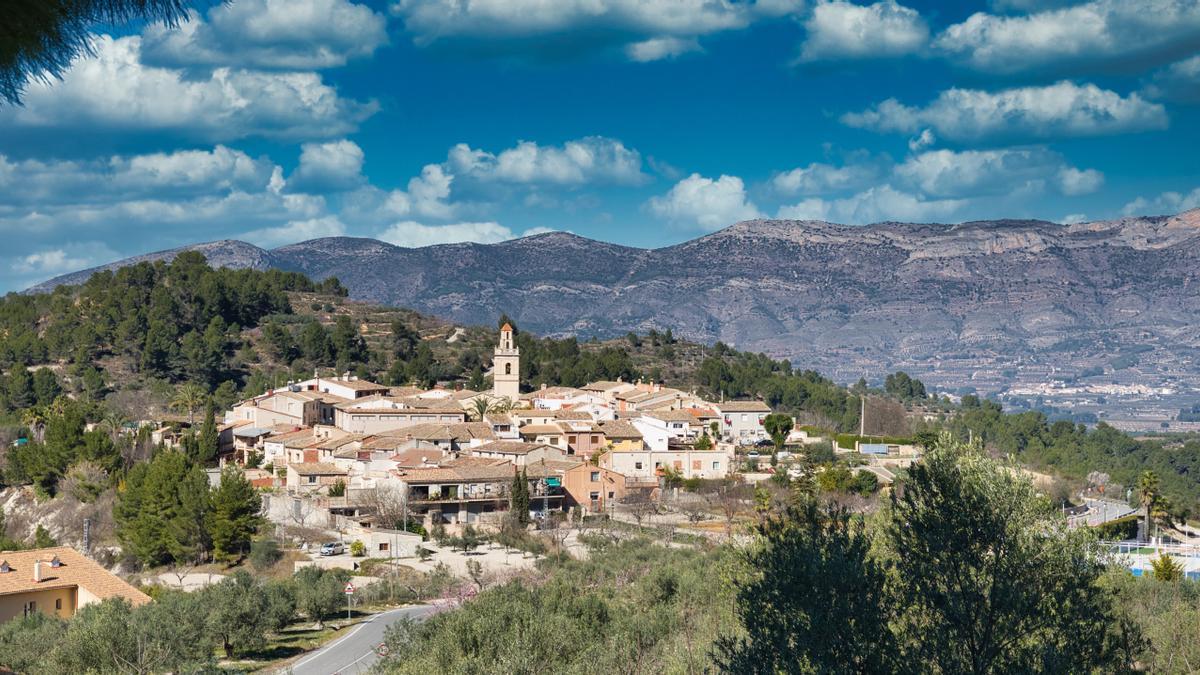 Localidad de Almudaina.