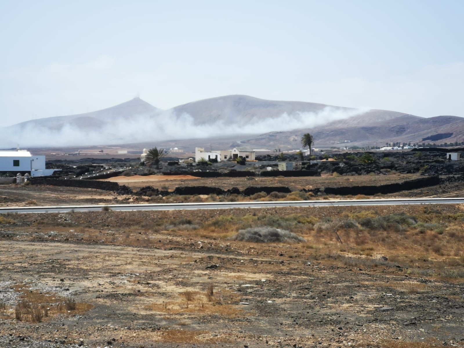 Incendio en el vertedero de Zonzamas