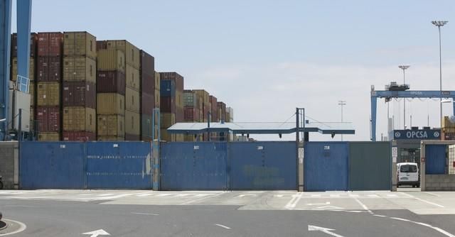 Huelga de estibadores en el Puerto de Las Palmas