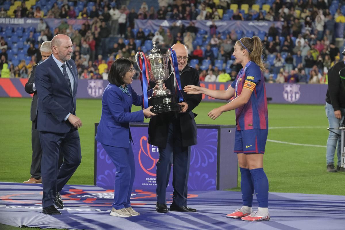 La Final de la Copa de la Reina entre el FC Barcelona y Atlético de Madrid, en el estadio de Gran Canaria