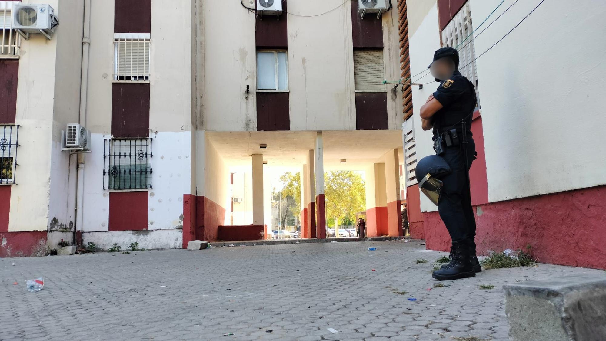 Policía Nacional en la Operación Helio en las Tres Mil Viviendas