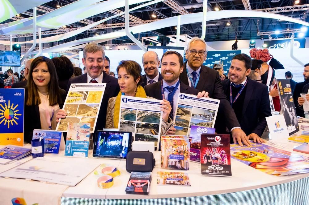 Inauguración del Pabellón de Canarias en la Feria Internacional de Turismo FITUR 2019.