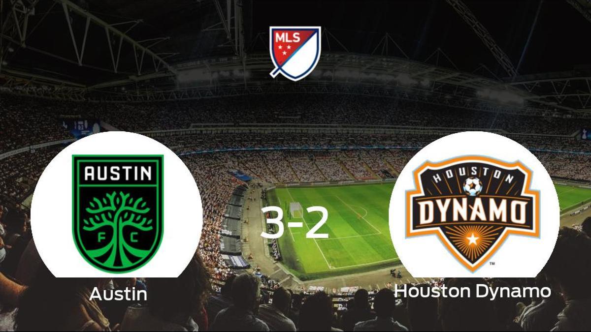 El Austin FC consigue los tres puntos frente al Houston Dynamo (3-2)