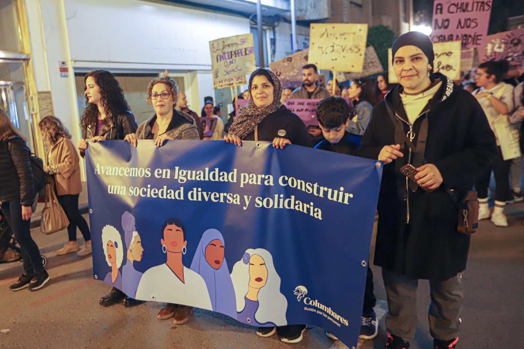 Marcha 8M en Orihuela