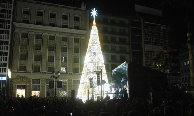 A Coruña enciende la Navidad