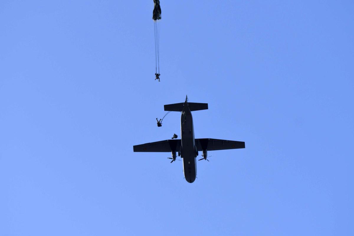 78° aniversario del primer lanzamiento paracaidista del Ejército del Aire en Alcantarilla