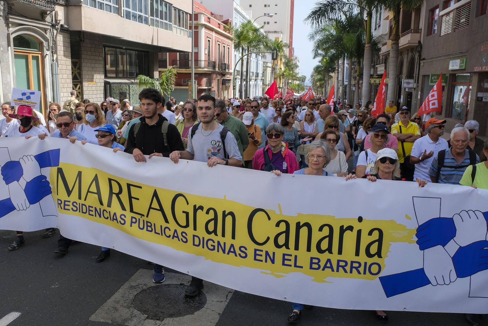 Manifestación en Gran Canaria en defensa de la sanidad pública