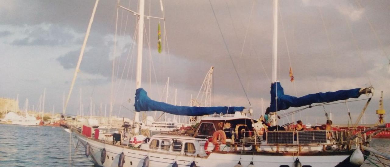 El ‘Zorba’ en el Puerto de Palma de Mallorca.