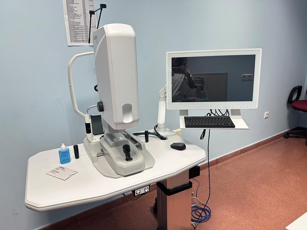 Uno de los 15 nuevos retinógrafos adquiridos por el SES para pruebas de ceguera en pacientes con diabetes.