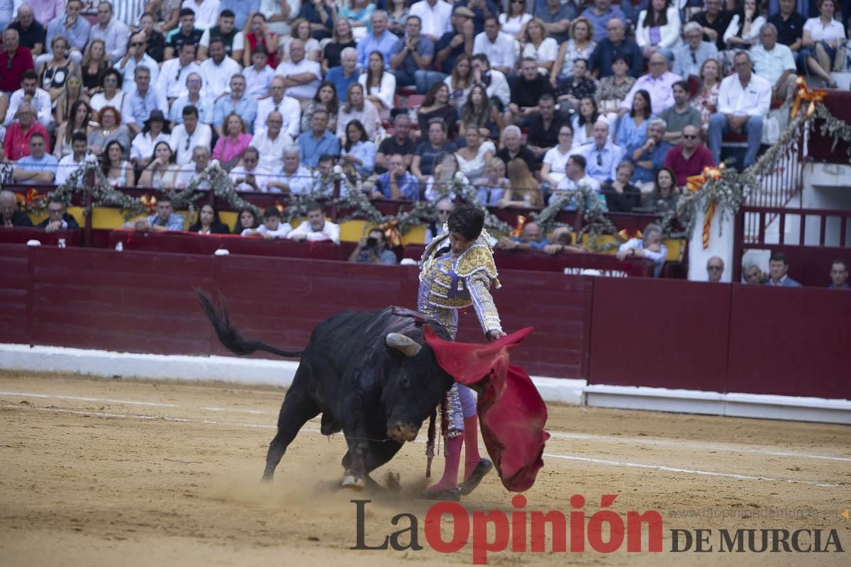 Cuarta corrida en la Feria Taurina de Murcia (Castella, Manzanares y Ureña)