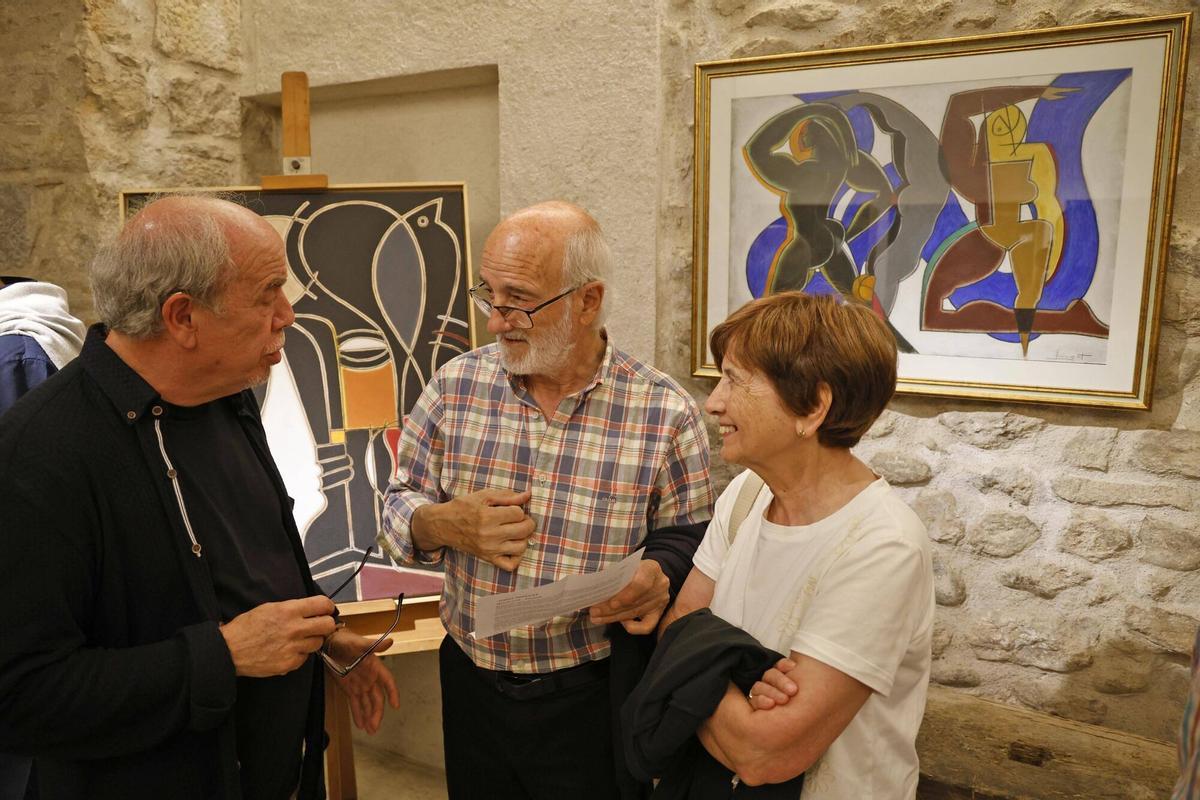 Les imatges de la inauguració de l'exposició "Nocturn-Diürn" a la galeria Mosaic Art de Girona