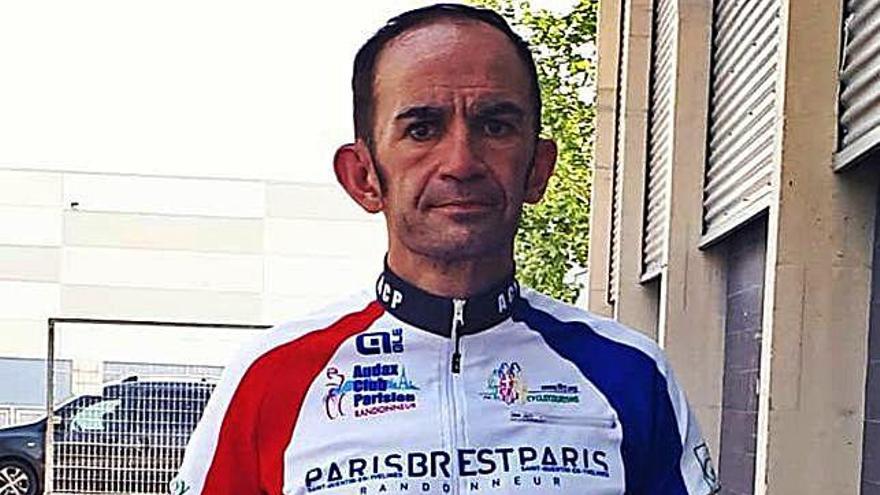 Pere Arenas, un dels corredors que ha completat la París-Brest-París