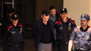 Jonathan Andic entrando a los jugzados de Martorell debido a la detencion por presunto homicidio de su padre Isak Andic.