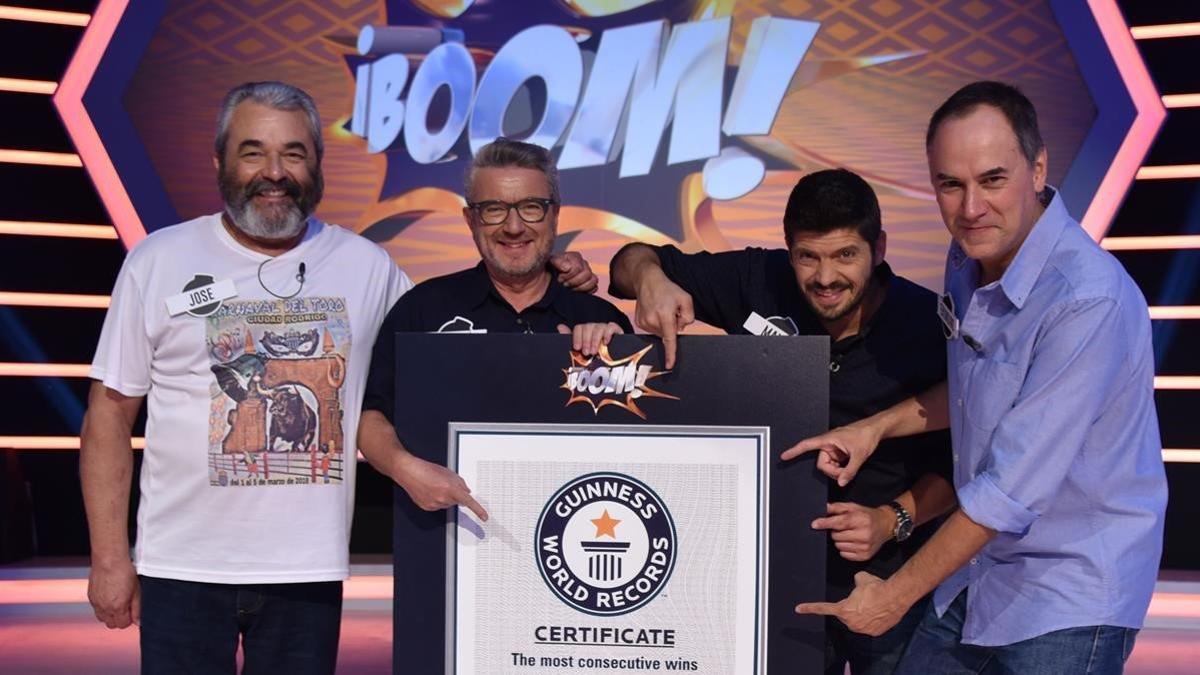 'Los lobos' de 'Boom', con el Premio Guinness