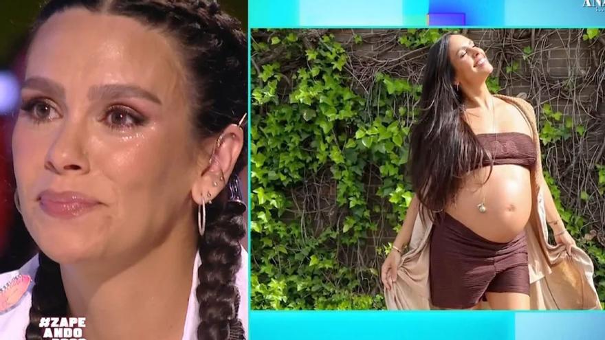 Cristina Pedroche abandona &#039;Zapeando&#039; entre lágrimas ante su inminente segundo parto: &quot;Me da mucha pena&quot;