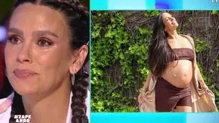 Cristina Pedroche abandona 'Zapeando' entre lágrimas ante su inminente segundo parto: "Me da mucho pena"
