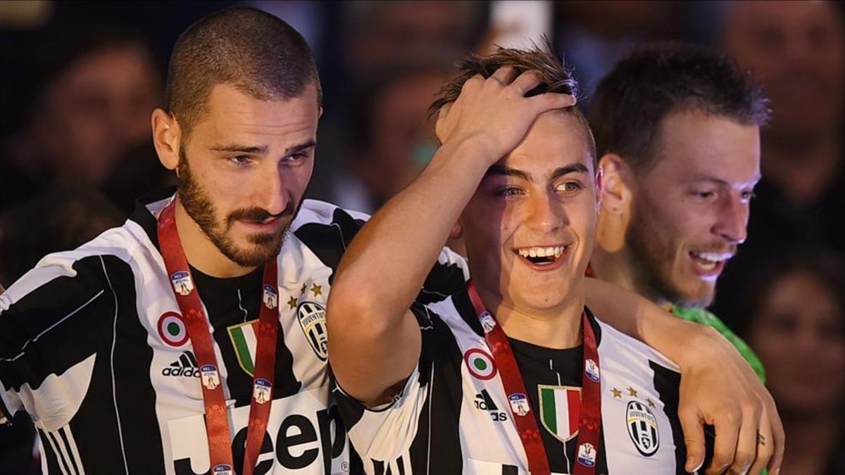 Bonucci negó una pelea con Dybala en la final de la Champions