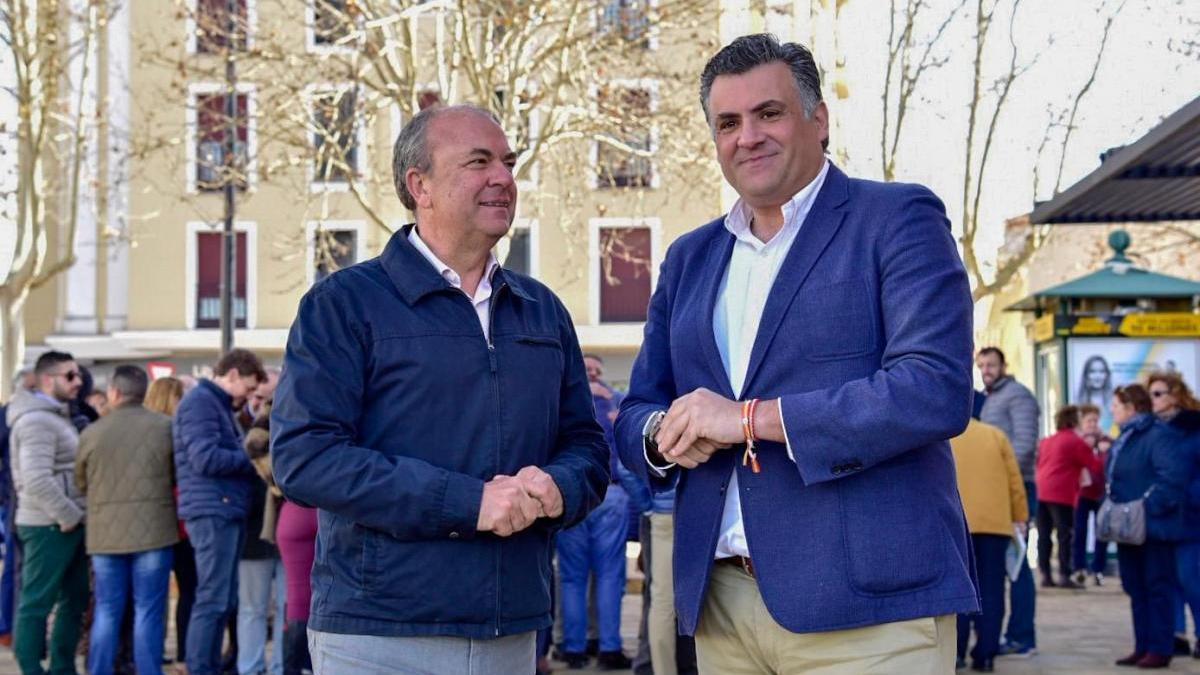 Monago augura que el PP volverá a ganar las elecciones en Coria con García Ballesteros