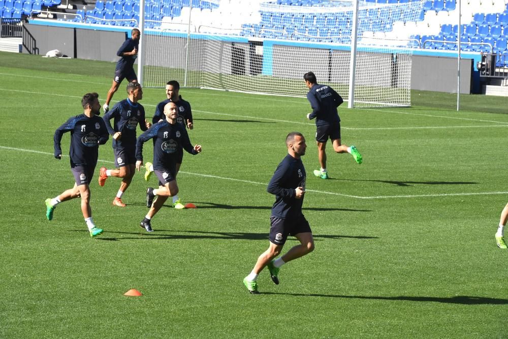 El Dépor prepara en Riazor el duelo de Anoeta