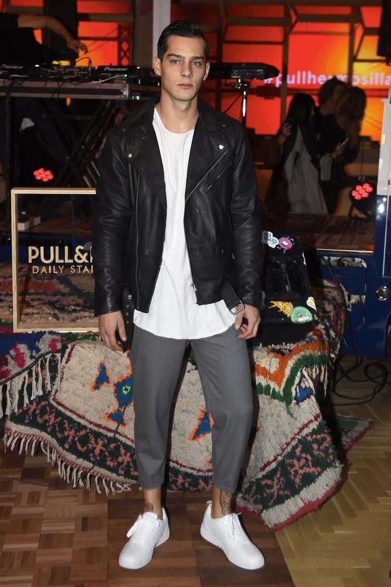 Joel Bosqued en la fiesta de Pull&amp;Bear en Madrid