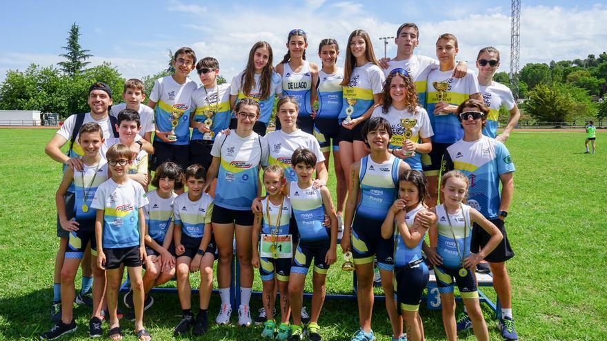 Nueve podios para el Triatló Ontinyent en el XI Aquatló de la ciudad