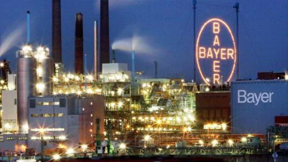 Instalaciones de Bayer en Leverkusen, Alemania, ayer.