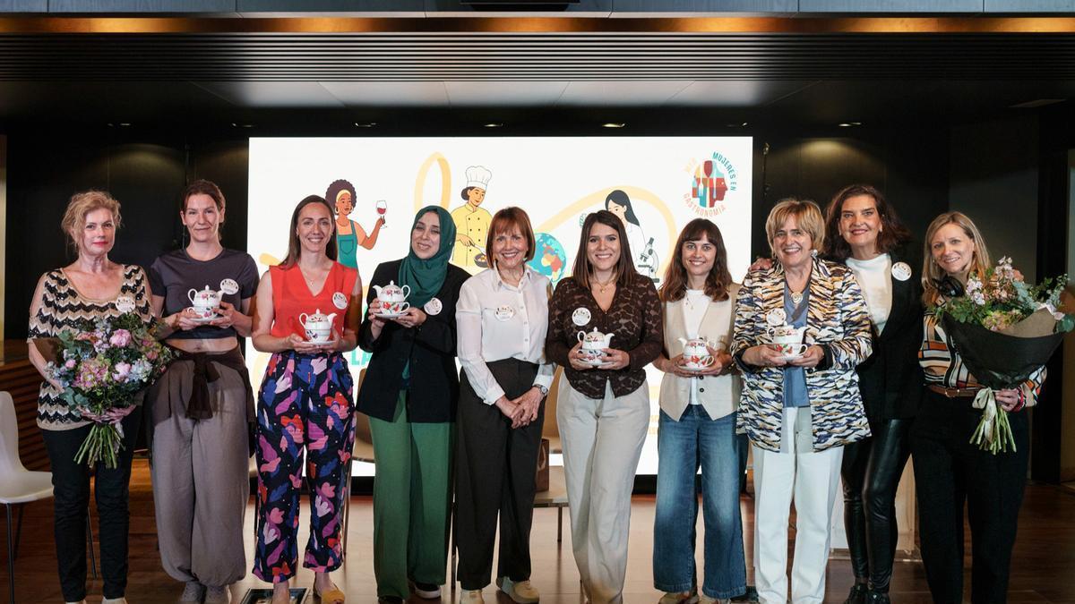 Galardonadas de la asociación "Mujeres en Gastronomía".