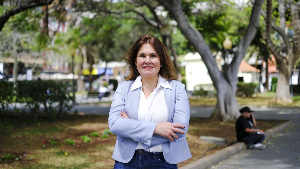 La portavoz del PP en el Ayuntamiento de Las Palmas de Gran Canaria, Jimena Delgado, en una imagen de archivo.