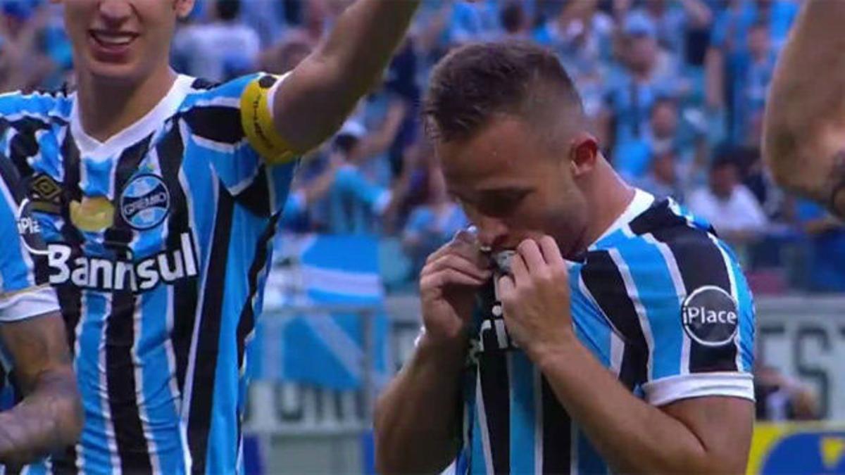 Arthur marcó contra Inter de Porto Alegre