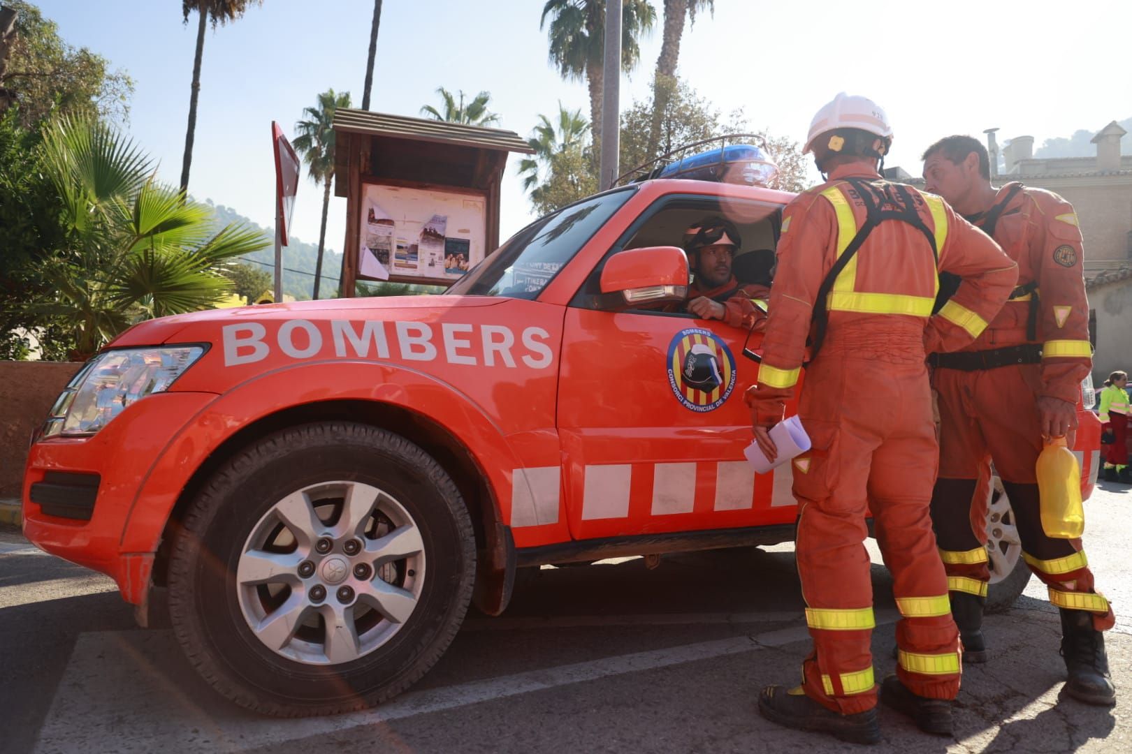 Incendio en Olocau